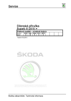 Skoda Superb 3 - dilenska prirucka 2015 - Palivový_systém_-_vznětové_motory 